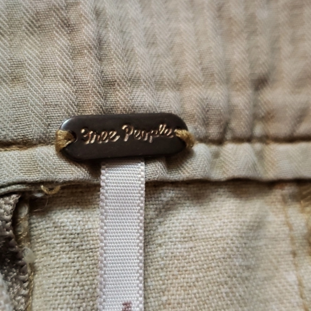 Free People West Coast Wash Denim Cargo Mini Skirt - Picture 9 of 13